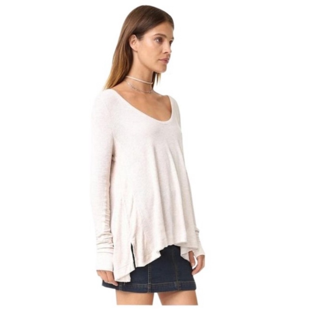 We The Free Cream Long Sleeve Tunic